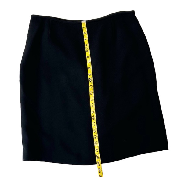 Tahari ASL Women’s Black & White Zipper Front Belted Skirt Suit Size 14 - Picture 9 of 14